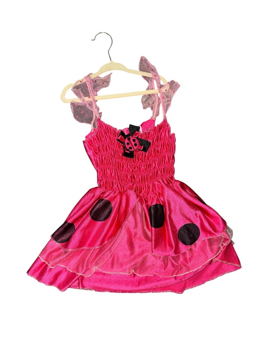 Pink Ladybug Kids Costume Dress Size 4-6